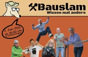 MOLL bauökologische Produkte GmbH: Bauslam 2016: Bauwissen mit Spaß am 2. Juni 2016 in Schwetzingen / 6 Referenten der pro clima Wissenswerkstatt geben ihr Fachwissen in jeweils 10 Minuten weiter