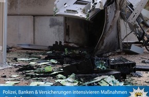 Landeskriminalamt Baden-Württemberg: LKA-BW: LKA-BW: Polizei, Banken und Versicherungen in Baden-Württemberg intensivieren Maßnahmen gegen Angriffe auf Geldautomaten