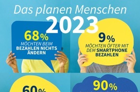 EURO Kartensysteme GmbH: girocard-Studie zum Neujahr / Für 2023 wünschen sich Menschen vor allem Beständigkeit