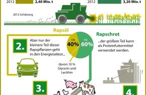 OVID Verband der ölsaatenverarbeitenden Industrie in Deutschland e. V.: Welternährungstag: Teller - Tank: Ohne Bioenergie hätten wir nicht mehr, sondern weniger auf dem Teller (BILD)