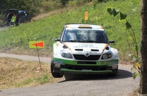 Skoda Auto Deutschland GmbH: Shakedown: SKODA Pilot Sepp Wiegand Drittschnellster in der WRC 2! (BILD)