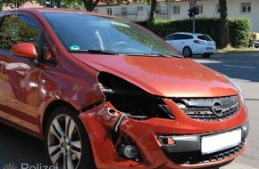 Polizeipräsidium Westpfalz: POL-PPWP: Eine Verletzte bei Unfall auf der Pariser Straße