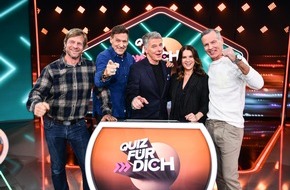 SAT.1: Das tut gut. Jörg Pilawa verschenkt in seiner neuen SAT.1-Show "Quiz für Dich" glückliche Momente