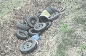 Polizeiinspektion Aurich/Wittmund: POL-AUR: Friedeburg/Marx - Reifen in der Natur entsorgt