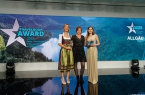 Allgäu GmbH: Travelbook Award 2023, Allgäu ist beste Urlaubsregion Deutschlands