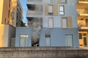 Feuerwehr Dortmund: FW-DO: Rauchentwicklung am Phönixsee - Schnelles Eingreifen verhindert Brandausbreitung