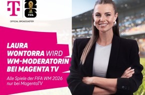 Deutsche Telekom AG: N&auml;chster Transferkracher f&uuml;r MagentaTV perfekt:  Laura Wontorra verst&auml;rkt Moderations-Team bei der FIFA WM 2026
