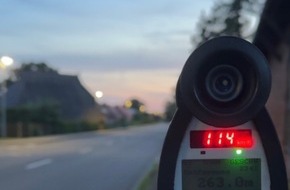 Polizeipr&auml;sidium Rostock: POL-HRO: Mit 114 km/h durch den Ort - Geschwindigkeitsmessung der Polizei