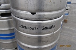 Polizeiinspektion Hameln-Pyrmont/Holzminden: POL-HOL: Tatort Brauerei Allersheim: Mehrere Hundert Bierfässer gestohlen - Mit größerem LKW abtransportiert / Zeugen gesucht -