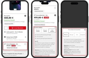 Kaufland: Neues Re-Commerce-Programm: Online-Marktplätze von Kaufland bieten Händlern zusätzliche Verkaufsoption für generalüberholte Produkte