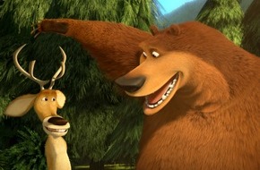 SAT.1: Da steppt der Bär! Sat.1 zeigt den animierten Familienspaß "Jagdfieber 3" am 27. Juli 2013 (BILD)
