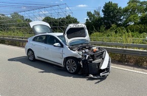 Polizeidirektion Neustadt/Weinstraße: POL-PDNW: Polizeiautobahnstation Ruchheim Unfall wegen gesundheitlicher Probleme