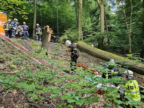 FW-AR: Zusammenarbeit bei Unfällen im Wald intensiviert