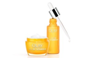 OLAY: LET IT GLOW - mit der AHA24 + Vitamin C-Hautpflegeserie von OLAY