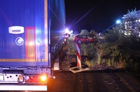 Polizeidirektion Kaiserslautern: POL-PDKL: Zu hohe Geschwindigkeit im Baustellenbereich Autobahn mehrere Stunden gesperrt