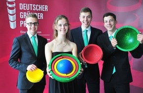 Deutscher Gründerpreis für Schüler: Jugendliche aus Würselen gewinnen den Deutschen Gründerpreis für Schüler