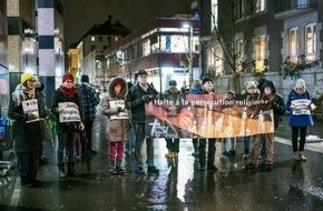 CSI Christian Solidarity International: Veillée silencieuse | Plus de 1 000 personnes descendent dans la rue