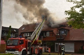 Polizeiinspektion Rotenburg: POL-ROW: ++ Brand eines Wohn- und Geschäftshauses + Unter Drogeneinfluss und ohne Führerschein in Verkehrskontrolle geraten ++