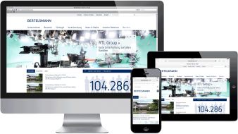 Bertelsmann SE & Co. KGaA: Bertelsmann-Website setzt neue Schwerpunkte / Fokus auf Aktualität, Strategie und Social-Media (BILD)