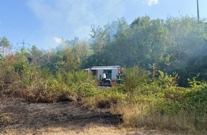 Feuerwehr Bergheim: FW Bergheim: Abschlussmeldung zum Wald- und Vegetationsbrand an der Glessener H&ouml;he