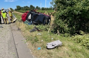 Polizeidirektion Neustadt/Weinstraße: POL-PDNW: Verkehrsunfall mit zwei verletzten Personen