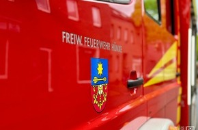 Freiwillige Feuerwehr Hünxe: FW Hünxe: Zwei Feuerwehreinsätze am Osterwochenende