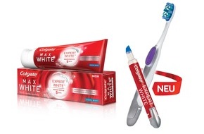 GABA Schweiz AG: Professionelle Zahnaufhellung für Zuhause: Colgate MaxWhite Expert White ab sofort erhältlich