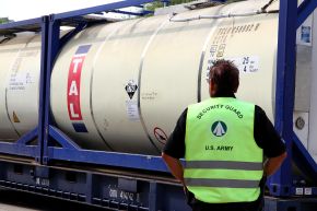 Reststoffe syrischer Chemiewaffen erfolgreich in Bremen verladen