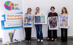 DAK-Gesundheit: Bundessieg „bunt statt blau“: Schülerin aus Schleswig-Holstein gewinnt DAK-Wettbewerb gegen das Rauschtrinken