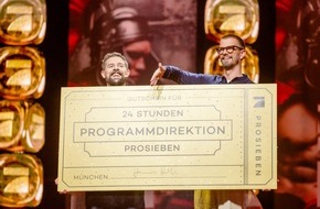 ProSieben: Joko & Klaas übernehmen am Sonntag 24 Stunden lang ProSieben / "Joko & Klaas gegen ProSieben" Marktführer in der Prime Time