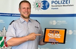 Polizeipräsidium Hamm: POL-HAM: Online-Praktikum bei der Polizei