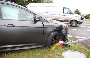 Polizei Coesfeld: POL-COE: Coesfeld, L555/ Zwei Verletzte durch Unfall