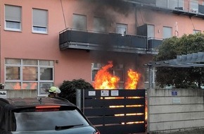 Polizeipräsidium Westpfalz: POL-PPWP: Müllcontainer gehen in Flammen auf