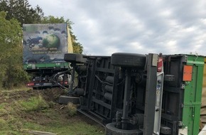 Kreispolizeibehörde Märkischer Kreis: POL-MK: Lkw-Anhänger muss geborgen werden