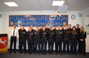 Polizeiinspektion Nienburg / Schaumburg: POL-NI: Nienburg -19 neue Kolleginnen und Kollegen in der Polizeiinspektion Nienburg/Schaumburg