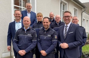 Kreispolizeibehörde Wesel: POL-WES: Hünxe - Landrat stellt neue "Dorfsheriffs" für Hünxe vor!