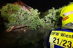 Feuerwehr Flotwedel: FW Flotwedel: N&auml;chtliche Eins&auml;tze f&uuml;r die Feuerwehr in der Klostergemeinde: Sturmsch&auml;den und vermuteter Schwelbrand