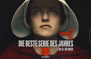 TELE 5: TELE 5 erzählt dir eine Geschichte! / "The Handmaid's Tale - Der Report der Magd" ab 18. Oktober erstmalig im Free TV auf TELE 5