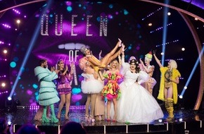ProSieben: Ein Stück Fernsehgeschichte. Heidi Klum, Bill Kaulitz und Conchita Wurst küren Yoncé Banks zur ersten "Queen of Drags"