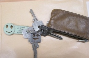 Polizeidirektion Flensburg: POL-FL: Husby (Kreis SL-FL): Eigentümer von vermutlich gestohlenem Schlüsselbund gesucht