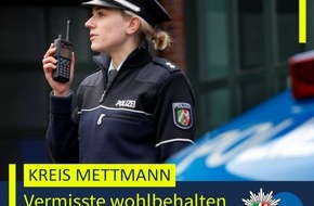 Polizei Mettmann: POL-ME: Vermisste Kinder beziehungsweise Jugendliche wohlbehalten in Venlo angetroffen - 2609093