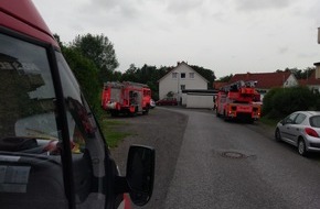 Freiwillige Feuerwehr Menden: FW Menden: Brand in einem Einfamilienhaus schnell gelöscht