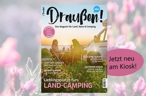 DoldeMedien Verlag GmbH: "Draußen!" ist was los: Das erste Landcamping-Magazin