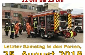 Feuerwehr Haan: FW-HAAN: Tag der offenen Tür des Löschzugs Gruiten