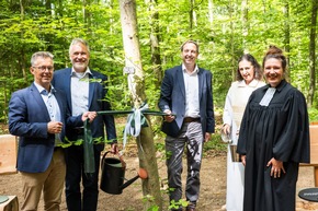 Bestattungswald FriedWald Wiesenbach im Rhein-Neckar-Kreis eröffnet