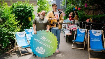 M-net Telekommunikations GmbH: Hofkonzerte 2025: M-net und Hofflohmärkte bringen Live-Musik in Münchens Innenhöfe