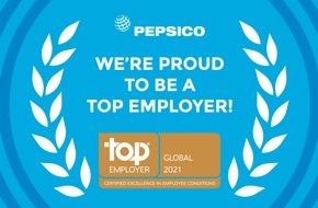 PepsiCo Deutschland GmbH: PepsiCo erstmals als "Global Top Employer 2021" ausgezeichnet und erneut unter den Top drei der besten Arbeitgeber Deutschlands