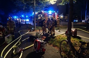 Feuerwehr Ratingen: FW Ratingen: Kellerbrand frühzeitig entdeckt - Feuer in Mehrfamilienhaus ohne ernsthafte Folgen