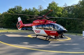 DRF Luftrettung: H145 mit Fünfblattrotor in Dienst gestellt / Christoph 100 startet künftig mit neuer Technologie