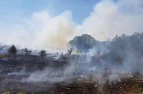 Polizeiinspektion Celle: POL-CE: Scharnhorst - Flächen-und Waldbrand auf ehemaligem Munitionsgelände